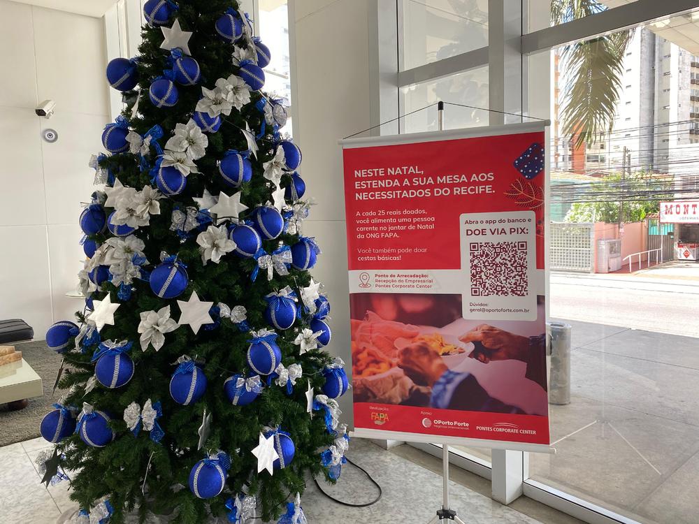 OPorto Forte Lança Campanha de Natal Pautada na Extensão da Ceia aos Necessitados 
