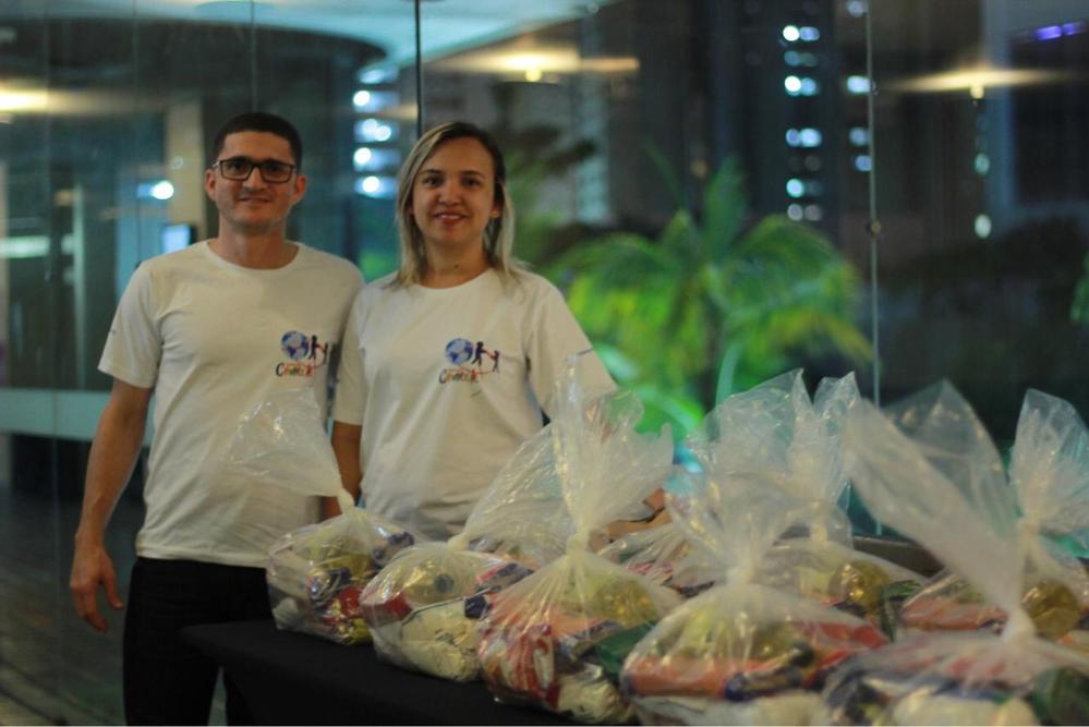 Palestra beneficente | Arrecadação de cestas básicas 